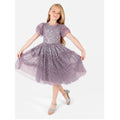Lilac Sequin Tulle Dress