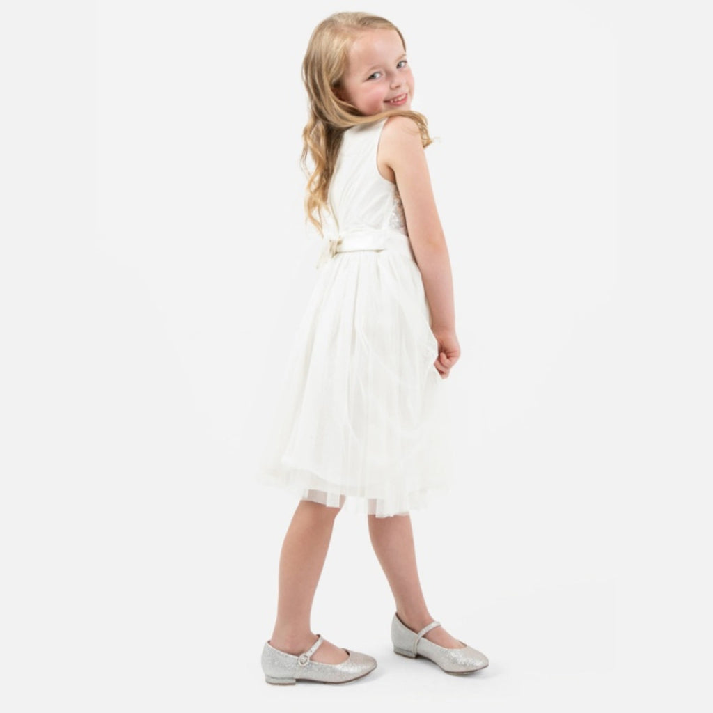 Ivory Sequin Tulle Dress